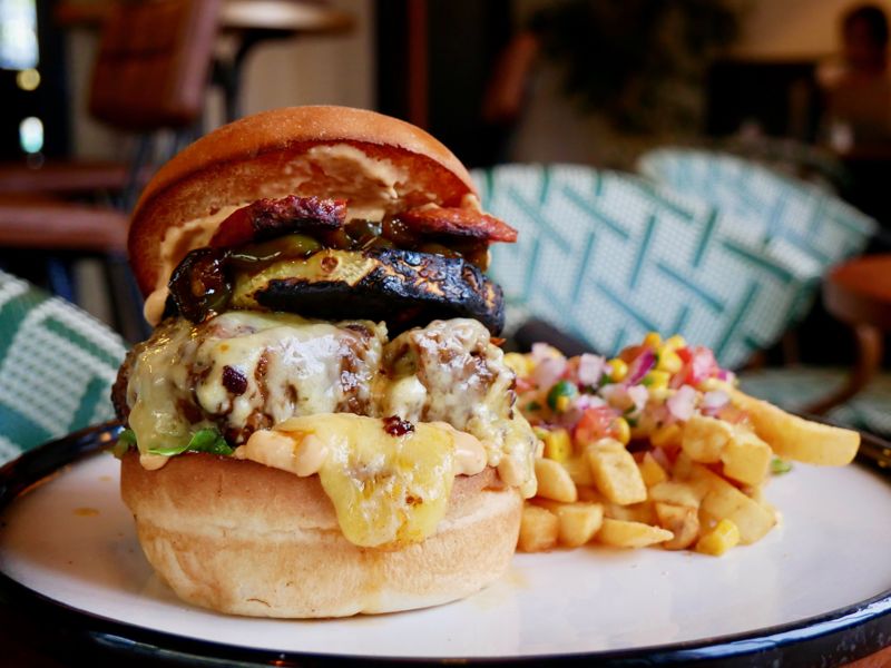 Al Pastor Mastor burger at Superfina, Burger Wellington 2026