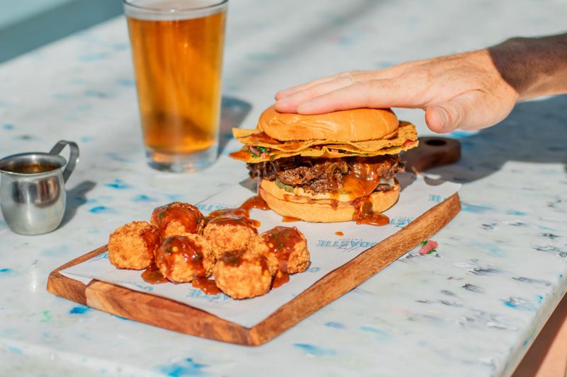 Birria On The Beach burger at Hey Coastie, Burger Wellington 2026