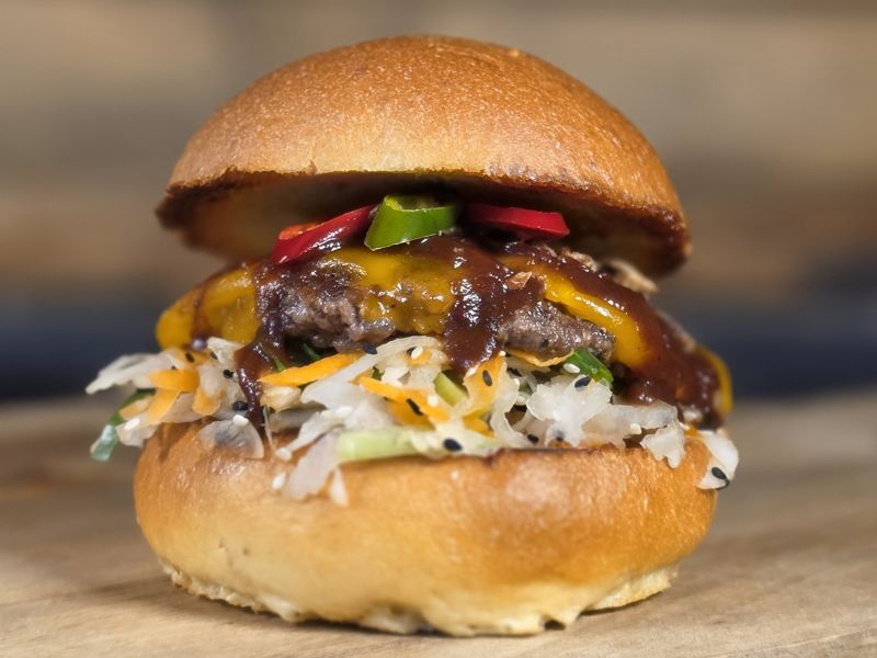 Bite and Tell burger at Double Vision Brewing, Burger Wellington 2026