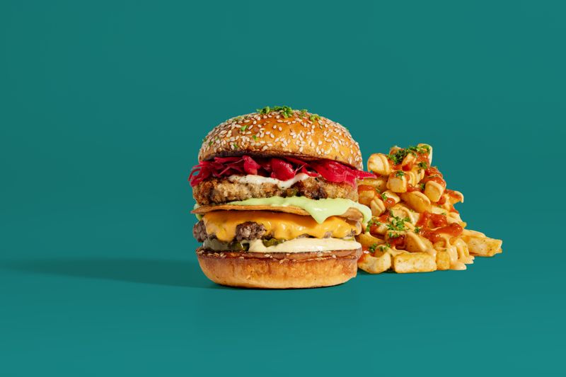 Cali's Calling burger at Rosie's Red-Hot Cantina & Taco Joint, Burger Wellington 2026
