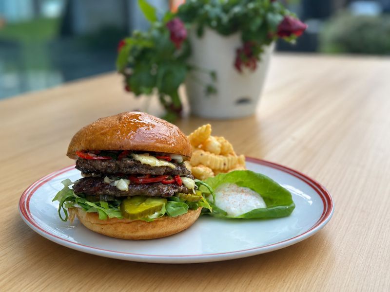 Chilli-butter-beef burger at Pickle & Pie, Burger Wellington 2026
