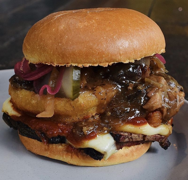 Chop 'n' Dip burger at Boneface Brewing Co., Burger Wellington 2026