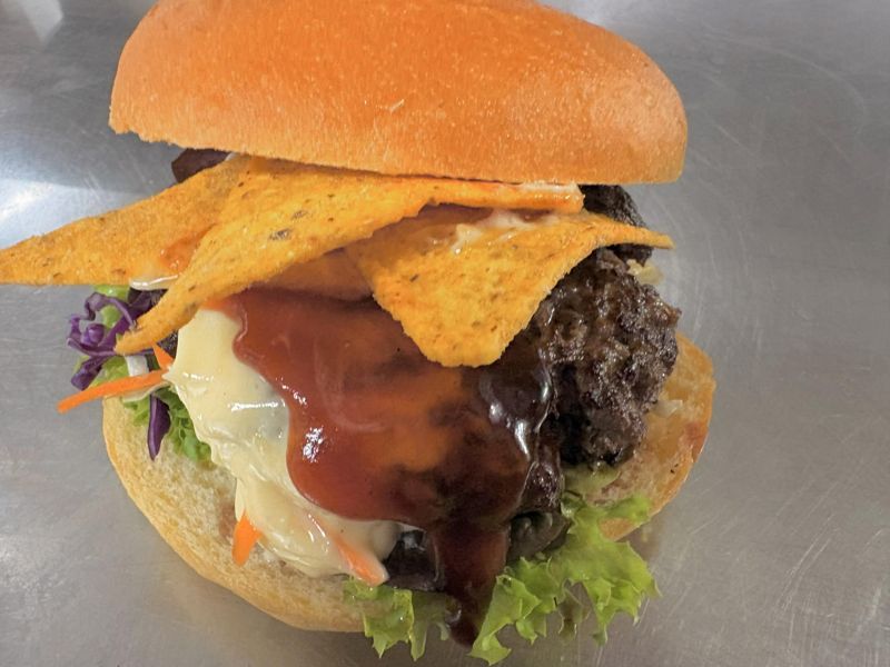 Choriqueso Mexican burger at Juniper Restaurant & Bar, Burger Wellington 2026