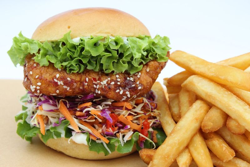 Cluck and Tell burger at Little Manila, Burger Wellington 2026