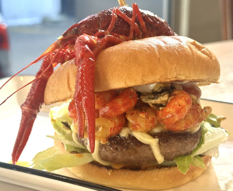 Cray Cray burger at The Dumpling Company, Burger Wellington 2026