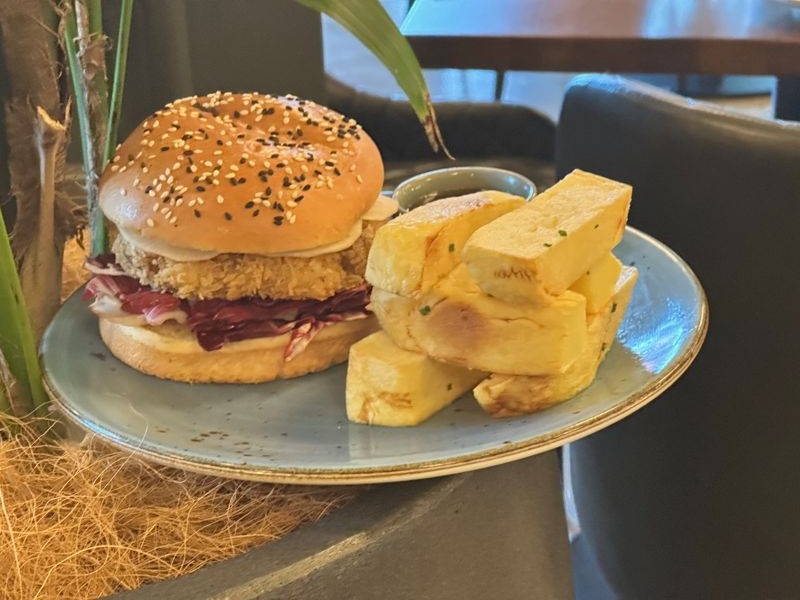 Ducky Dip burger at Hummingbird Eatery and Lounge Bar, Burger Wellington 2026