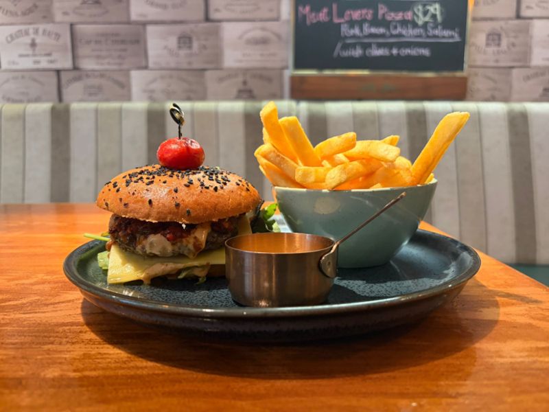 Gossip Town burger at D4 on Featherston, Burger Wellington 2026