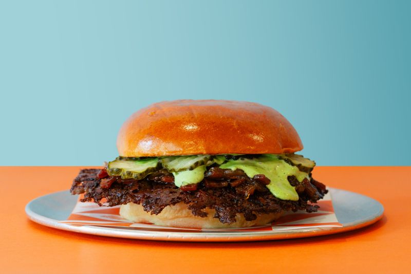 Green Eggs and Hamburger burger at Burger Liquor, Burger Wellington 2026