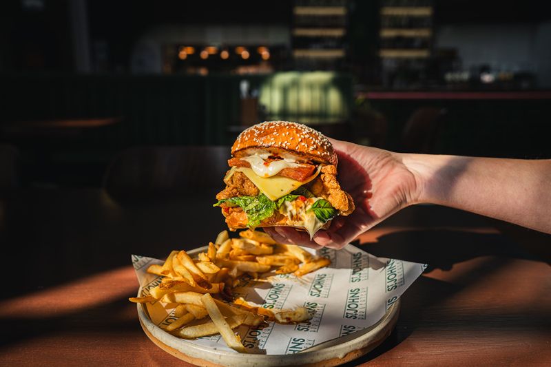 Hash-it Out burger at St Johns Bar & Eatery, Burger Wellington 2026