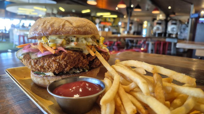 Heard It Thru The Grain Brine burger at Fork & Brewer, Burger Wellington 2026