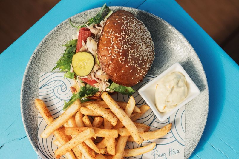 Kahawai Connection burger at Beach House and Kiosk, Burger Wellington 2026