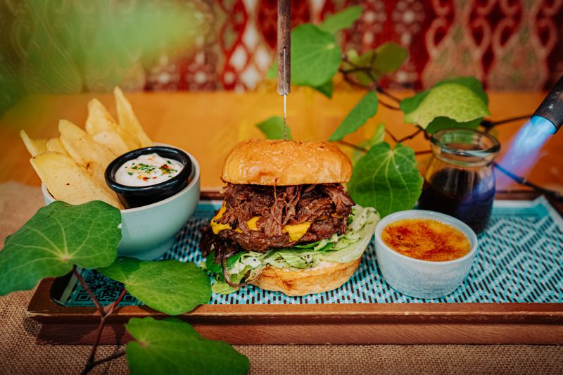 Kai-Kōrero burger at Te Papa Café, Burger Wellington 2026