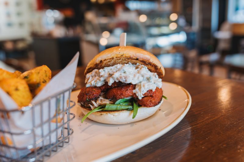 Kashmiri Velvet burger at Vintage Village Cafe, Burger Wellington 2026