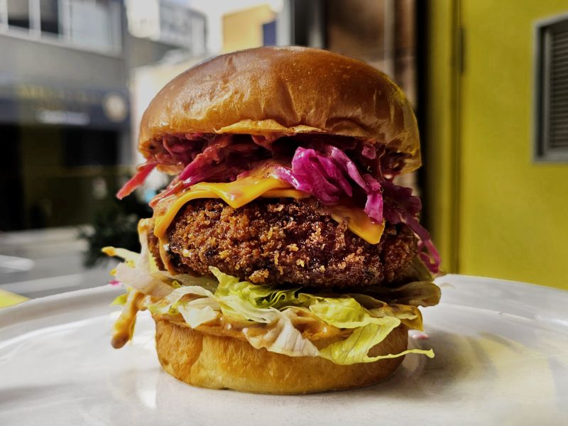 KimCheek burger at Flight Coffee Hangar, Burger Wellington 2026