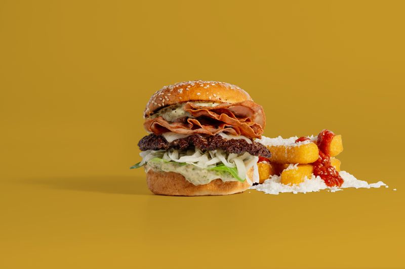 La Mortadella burger at Huxley's, Burger Wellington 2026