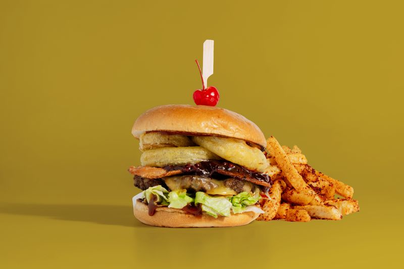 Loose Lips Cherry Kiss burger at Loosies Superette, Burger Wellington 2026