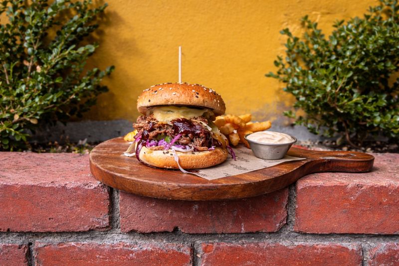 Loose Lips Sink Chips burger at Little Beer Quarter, Burger Wellington 2026