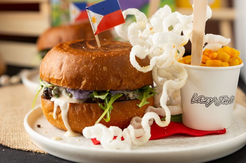 Marites burger at Lazy Juan, Burger Wellington 2026