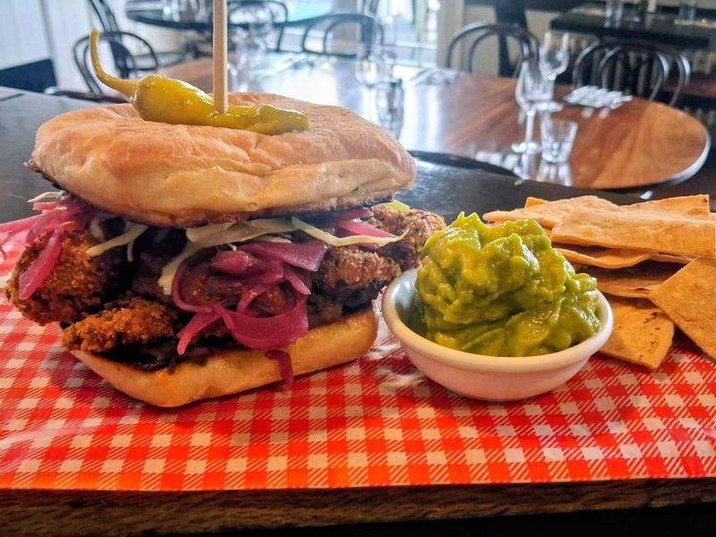 Milanesa Madness burger at Union Square, Burger Wellington 2026