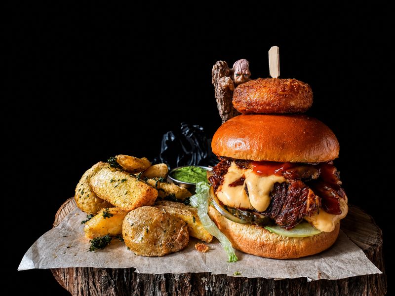 My Preciouuusss burger at Beach Babylon, Burger Wellington 2026