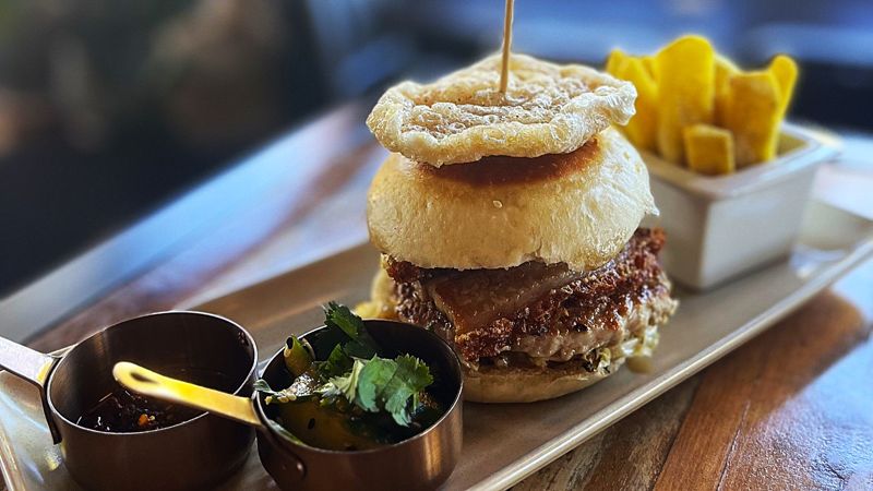 New Dynasty burger at Horseshoe Taproom, Burger Wellington 2026