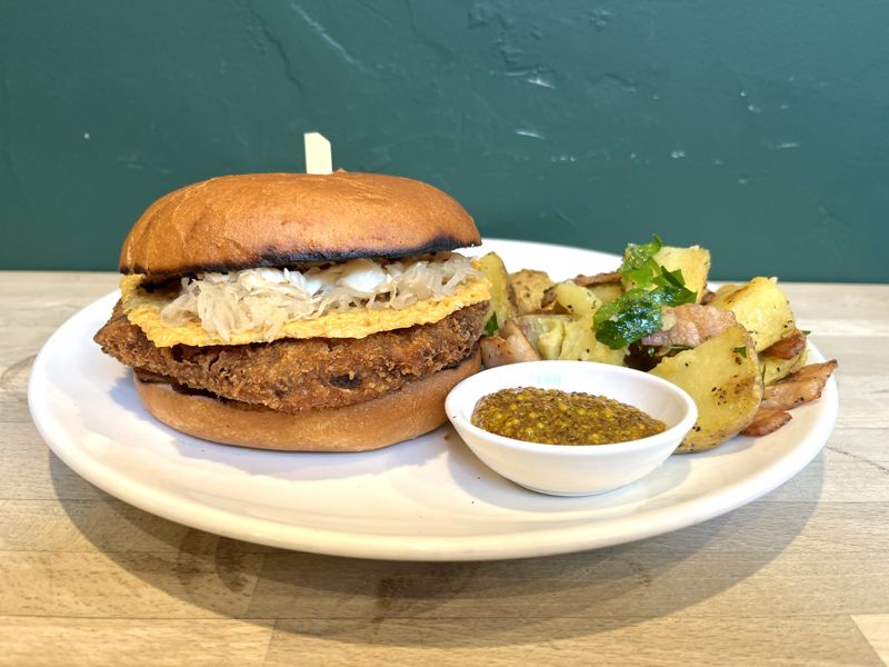 Schnitzel Von Crumb burger at Arcimboldi, Burger Wellington 2026