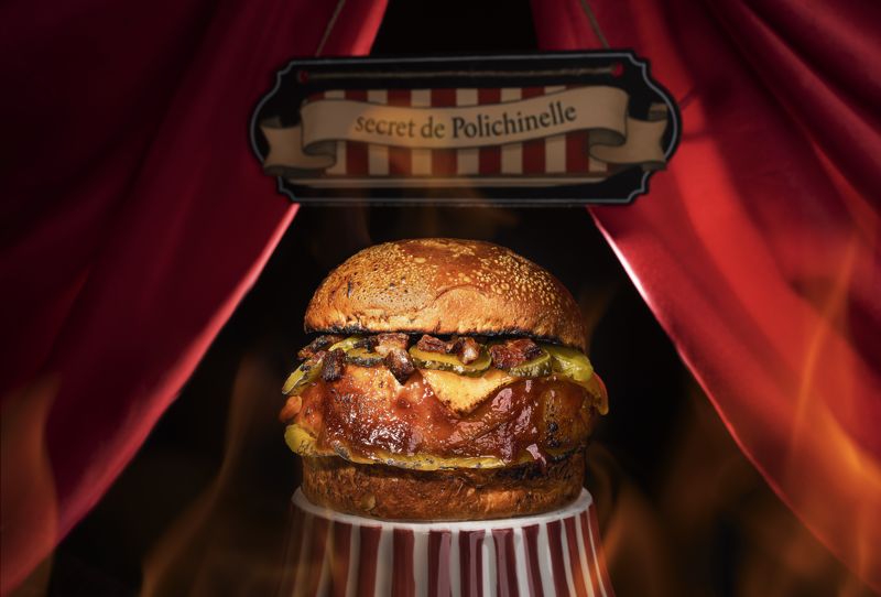 Secret de Polishinelle burger at The Polish Sausage Company, Burger Wellington 2026
