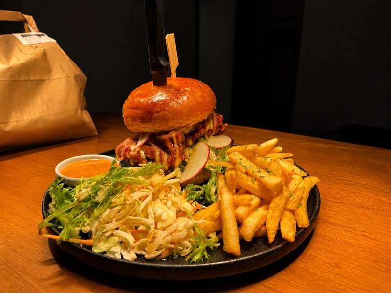 Seoul Fire burger at Platform 145, Burger Wellington 2026