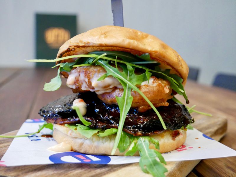Smoke 'n' Mirrors burger at Otto Champagneria and Beer Hall, Burger Wellington 2026