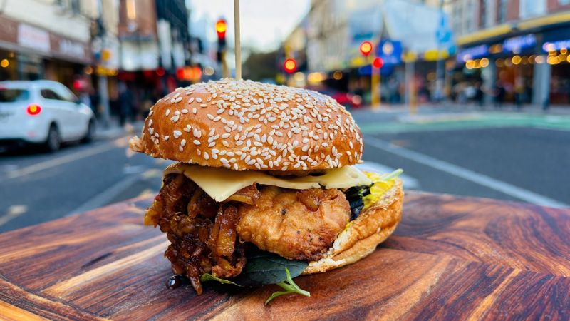 Smoky Pineapple Supreme burger at Samick Cafe & Bar, Burger Wellington 2026