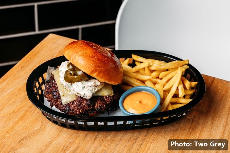 Spill the T-G burger at Two Grey, Burger Wellington 2026