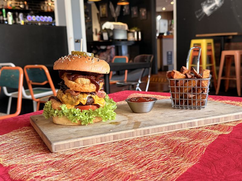 Stokes Valley Beast burger at The Hardware Bar and Restaurant, Burger Wellington 2026