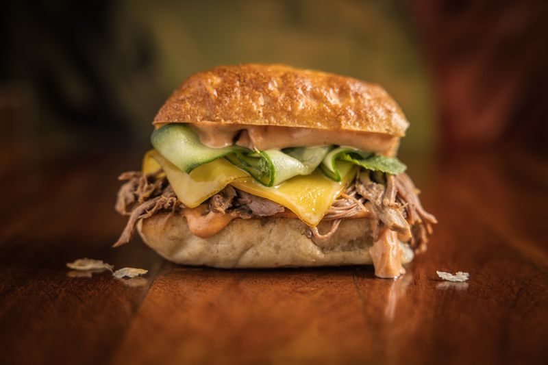 Sunday Secret burger at Harbourside Market, Burger Wellington 2026