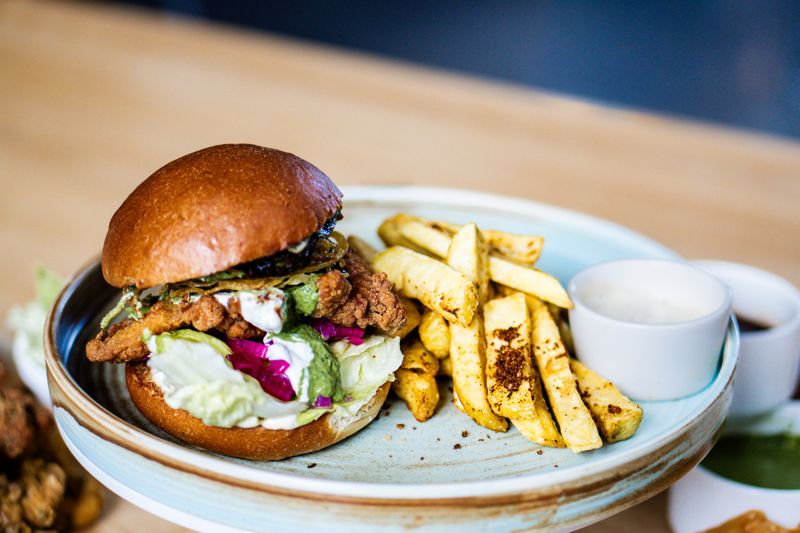 Tang65 burger at Tutaki Cafe, Burger Wellington 2026