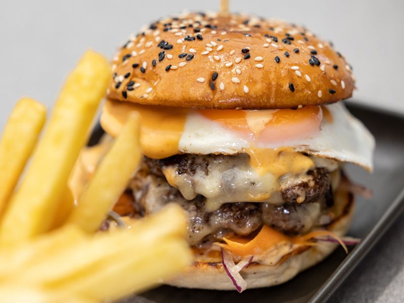 The 60gram Rumour burger at Columbus Coffee - Porirua, Burger Wellington 2026