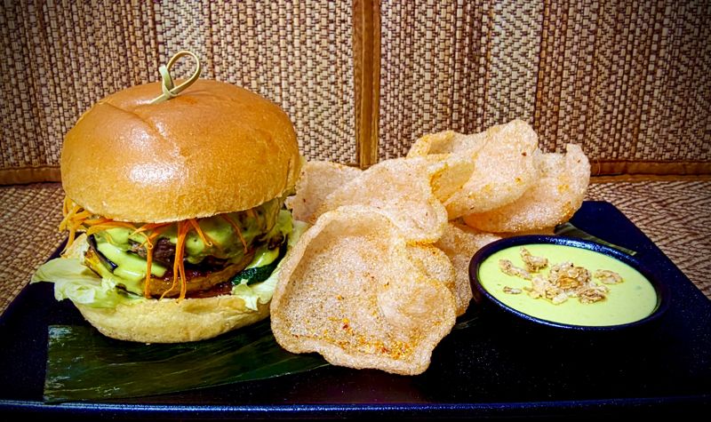 The Emerald Thai Tale burger at PhuThai Esarn Restaurant, Burger Wellington 2026