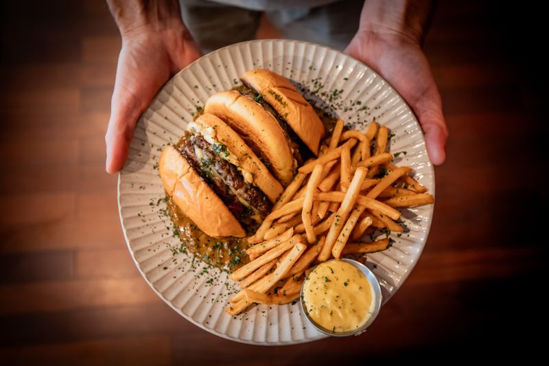The French Connection burger at Arborist Rooftop Bar & Eatery, Burger Wellington 2026