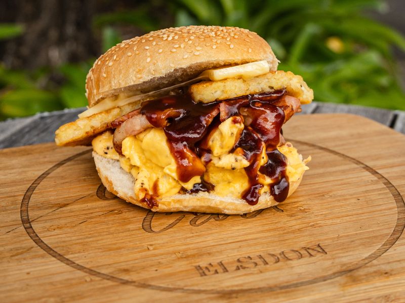 The Misinformation burger at The Coffee Cart, Burger Wellington 2026