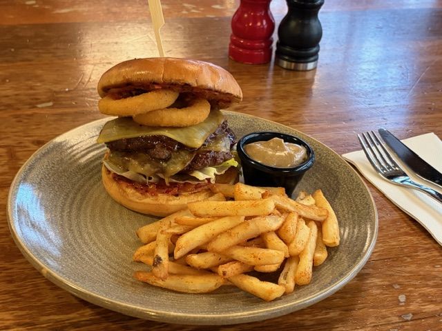 The Umami Kiwi on Featherston burger at Vivant! Restaurant, Burger Wellington 2026